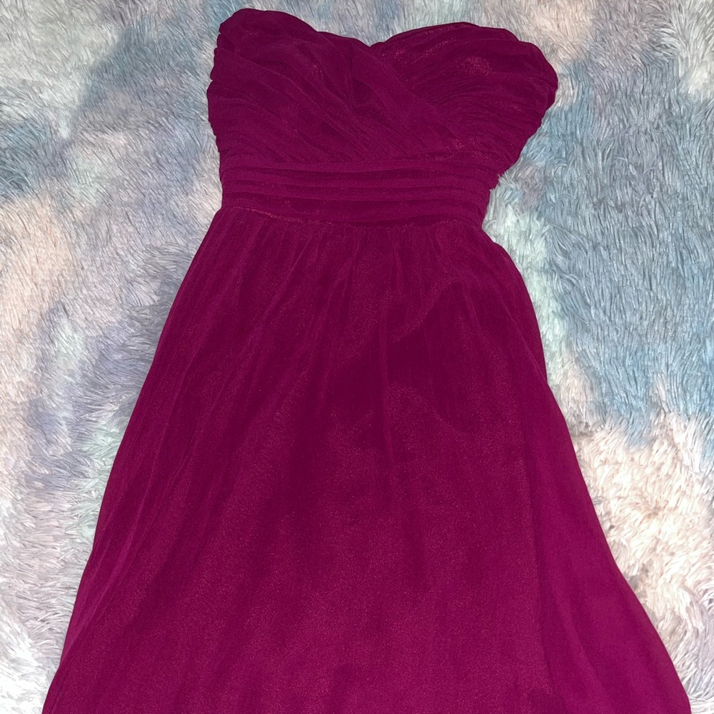 🌺Express Dark Pink Strapless Dress